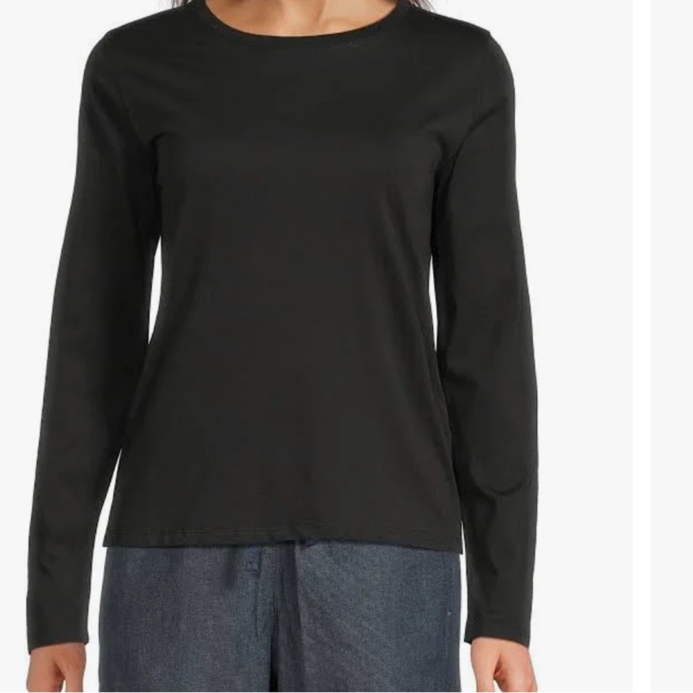 Eileen Fisher Classic Black Blouse *NWOT*